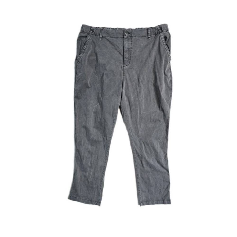 Old Navy Womens Pants XL Chino Style  Comfort Waiste ‎ Stone Gray